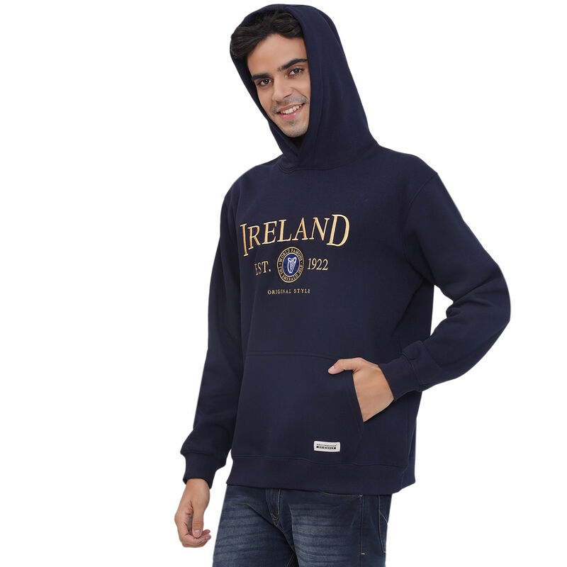 Ireland Stamps Hoodie Navy